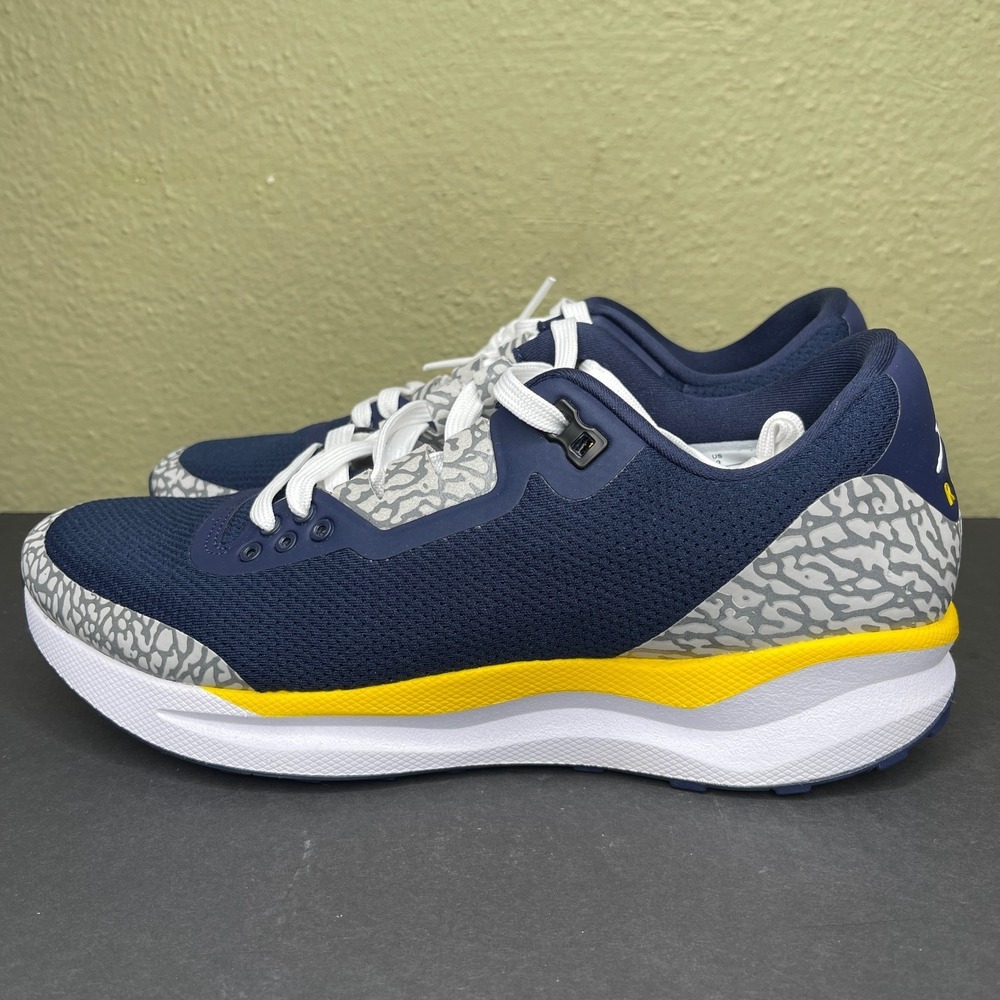 Jordan Zoom Tenacity 88 Size 9 Navy Michigan Wolverines Cement Shoes IF2972-447 - Picture 5 of 9